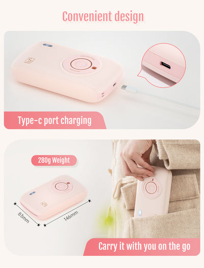 HPRT Portable Mini Photo Printer，Thermal Dye-Sublimation Printer（Pure Pink）