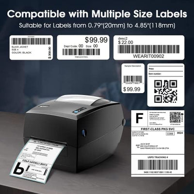 iDPRT SP420 Thermak Label Maker for Small Business & Shipping Packages