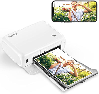 iDPRT 4'' x 6'' Instant Photo Printer with 10 Sheets & 1 Ribbon, Full-Color Photo, AR Video Printing
